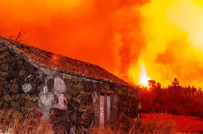 Nearly 2,500 acres of land have been covered in lava