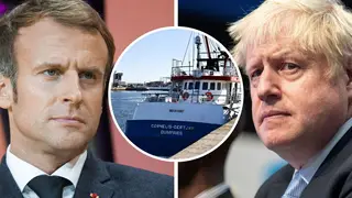 Tensions continue to rise between the UK and France over fishing sanctions.