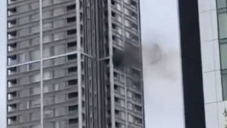 A fire broke out at a block of flats in Elephant and Castle