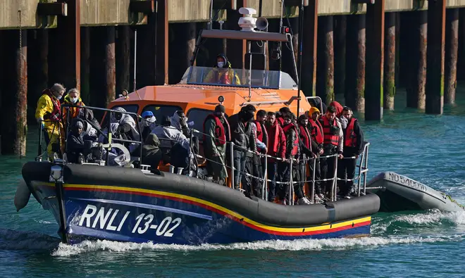 853 migrants crossed the English Channel to the UK yesterday