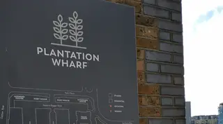 Plantation Wharf is a luxury development in Wandsworth, overlooking the Thames