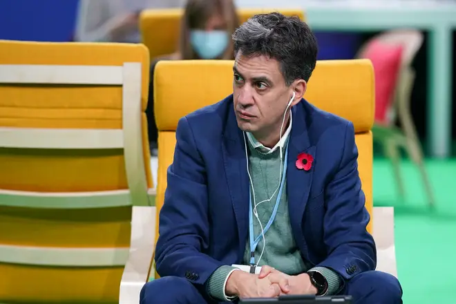 Ed Miliband at COP26 on Tuesday.