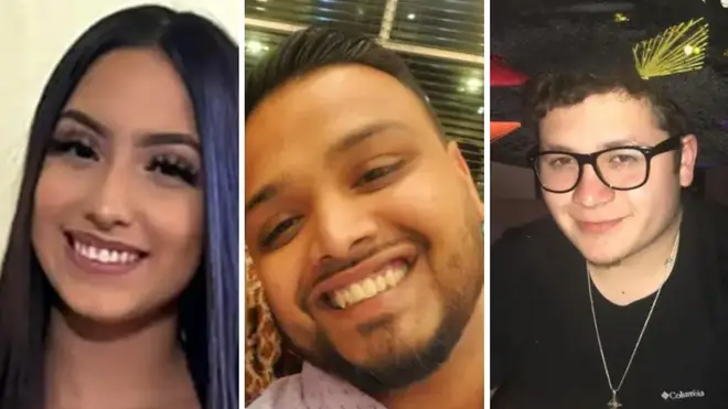 Brianna Rodriguez, 16, Danish Baig, 27 and Franco Patino, 21 are among the victims