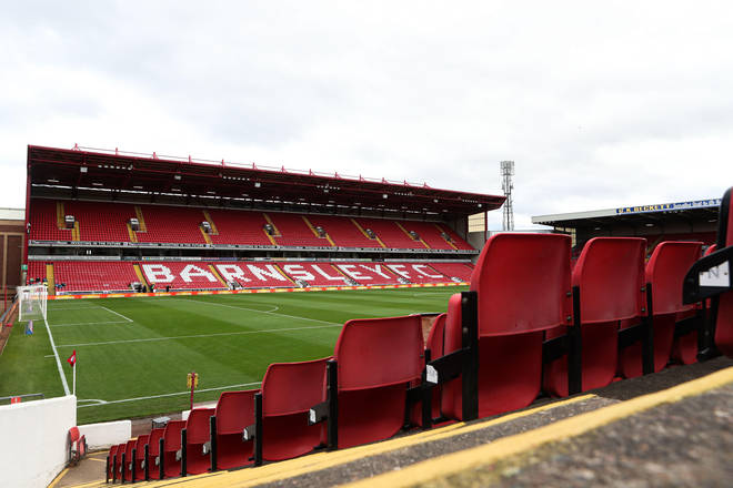 Oakwell stadium in Barnsley before the Hull match on Saturday.