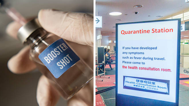 Quarantine and testing could be reintroduced for people who turn down their booster jab