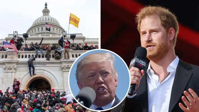 Prince Harry said he predicted the Capitol riots