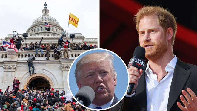 Prince Harry said he predicted the Capitol riots