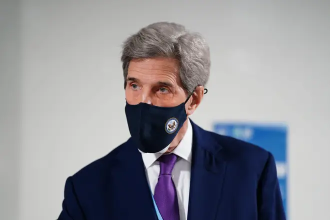 America's climate envoy, John Kerry, made the announcement at COP26.