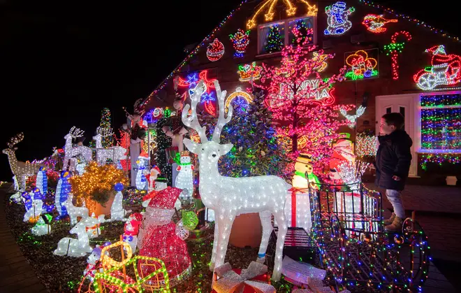The couple have faced criticism for the amount of lights