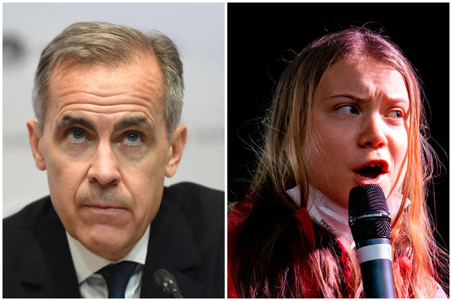 Mark Carney said Greta Thunberg 'absolutely has catalysed' the youth climate movement.