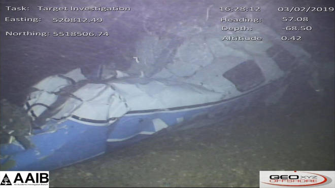 The plane's wreckage was not recovered from the seabed