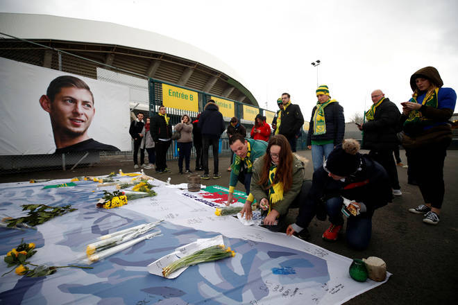 Tributes poured in on the first anniversary of Sala's death
