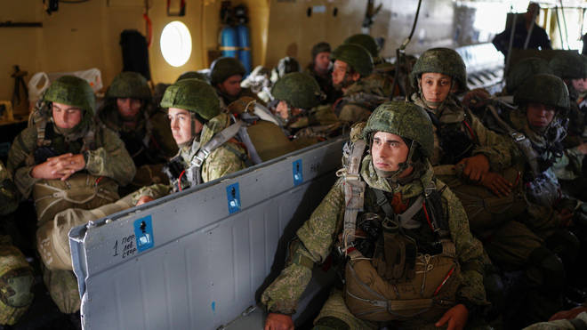 Russian paratroopers were sent to Belarus