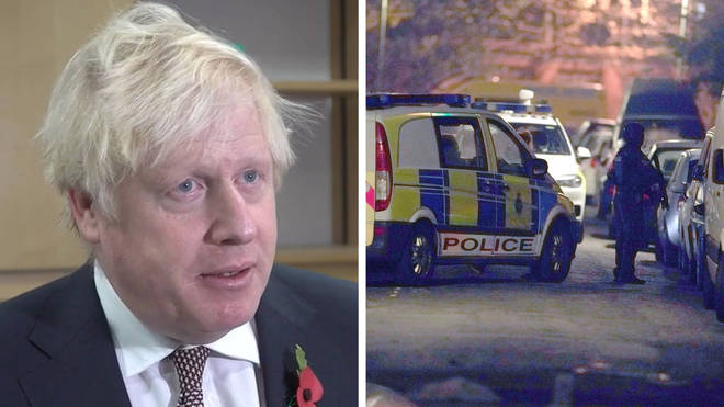Boris Johnson praised the driver following the explosion.