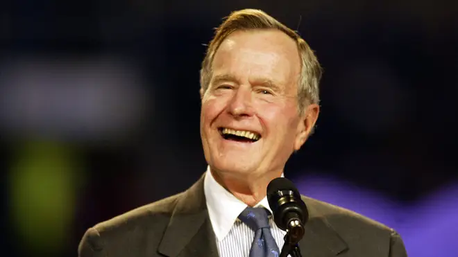 The 41st President of the United States George HW Bush