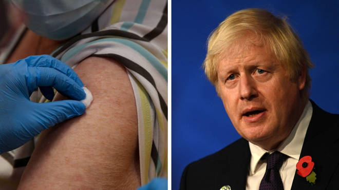 Boris Johnson has urged people to get their booster vaccine in order to avoid a Covid "blizzard".