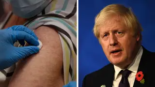 Boris Johnson has urged people to get their booster vaccine in order to avoid a Covid "blizzard".