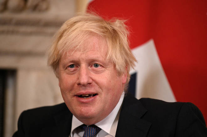 Boris Johnson pictured on Tuesday.