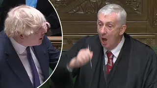 Lindsay Hoyle lost his cool with Boris Johnson during PMQs