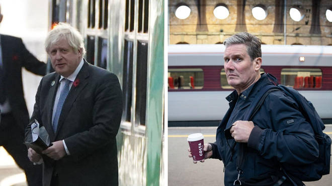 Boris Johnson hit out as accusations he betrayed the North, while Sir Keir Starmer accused him of derailing Britain