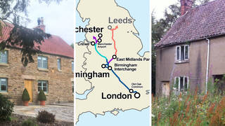 Caller with home on proposed HS2 route 'absolutely delighted' it's axed