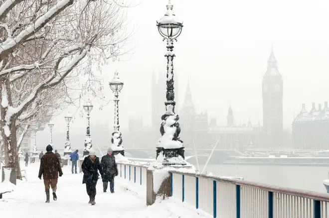 The Met Office have warned of a UK cold snap from Thursday next week