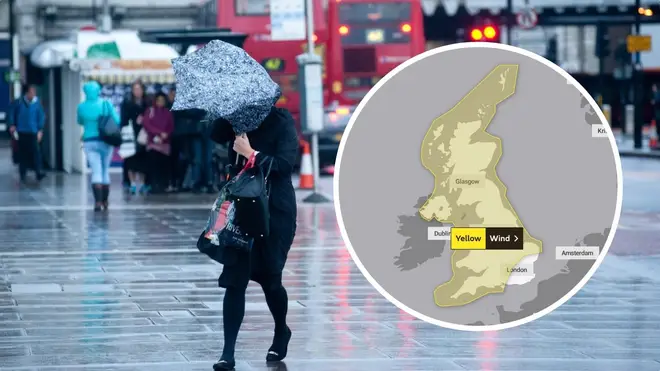 The Met Office is warning of high winds ahead of the weekend.