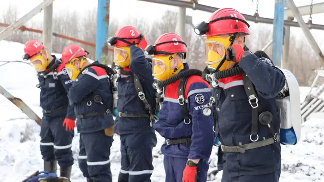 Russia Coal Mine Fire