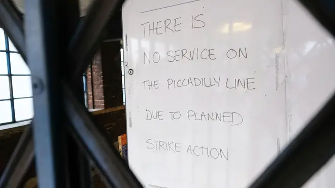 The Piccadilly Line is one of six affected by the strikes