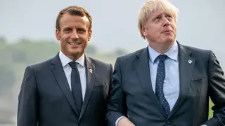 Emmanuel Macron's government has hit back at Boris Johnson following his public demands of France over the migrant criris.