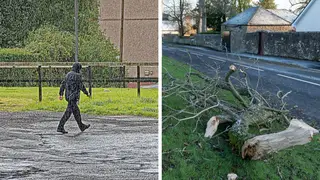 "Strong winds" were behind the severe damage caused by the storm