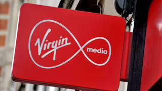 Virgin Media sign