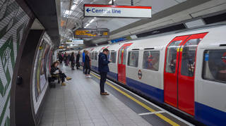 The incident happened on the Central Line in the early hours of Saturday morning