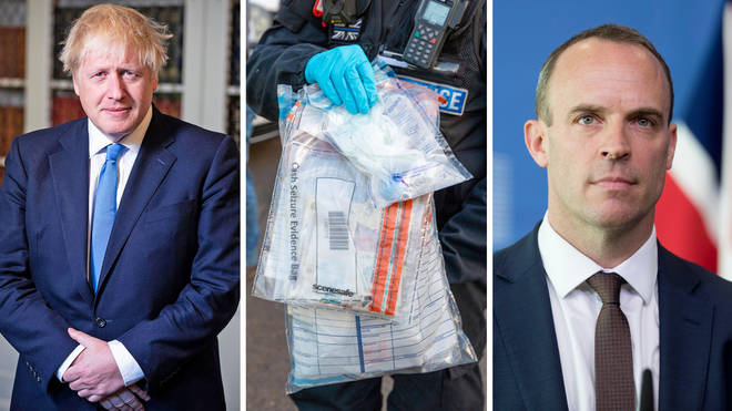 Dominic Raab told LBC the government plans to "smash" drug gangs. 
