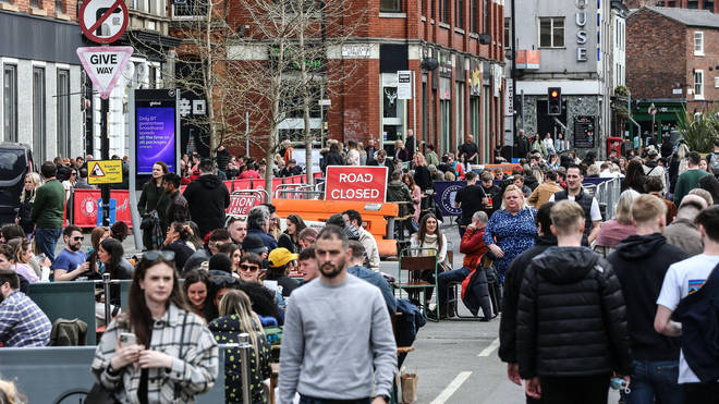 Pubs and restaurants with outdoor space reopened in April as lockdown restrictions eased