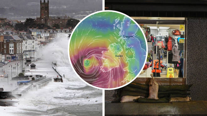 Large waves could cause injury or danger to life, the Met Office said.