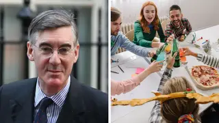 Jacob Rees-Mogg made the comments at a Christmas party for the Institute of Economic Affairs.