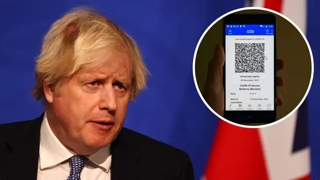 Boris Johnson has hinted mandatory vaccines could eventually be introduced in the UK