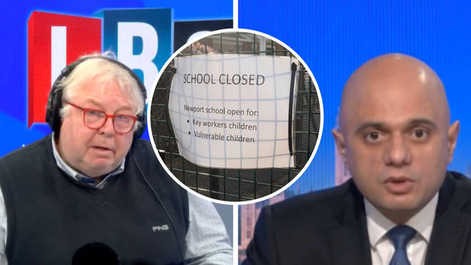 Sajid Javid could not say schools would not be closed again