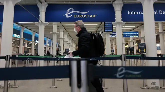 Eurostar passenger