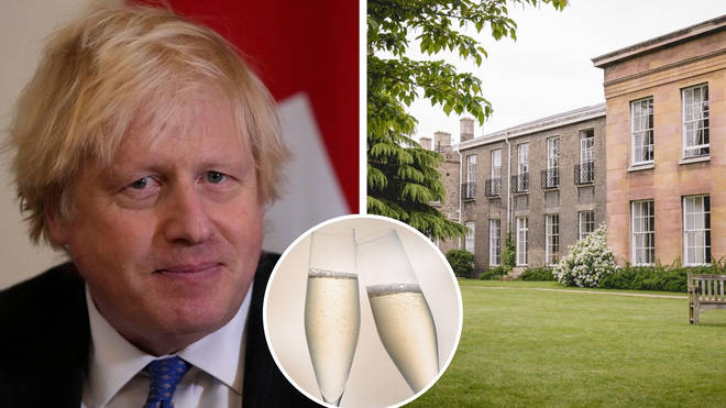 Boris Johnson is said to have briefly joined staff in the No10 garden