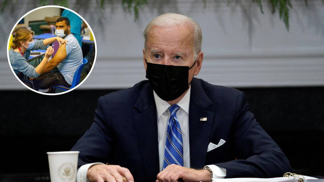Joe Biden's plans to make vaccines compulsory for staff at large businesses will come into effect.
