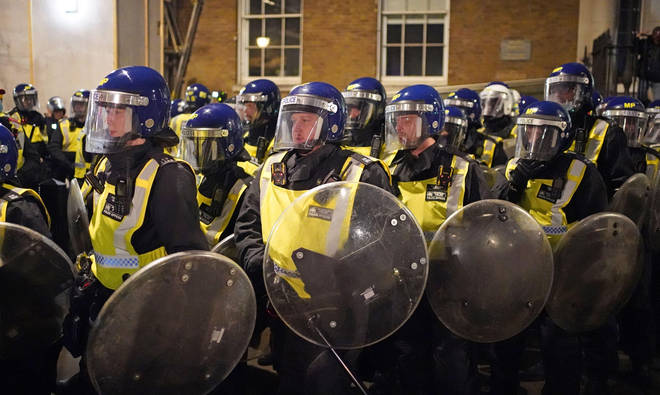 Police have fought to contain crowds