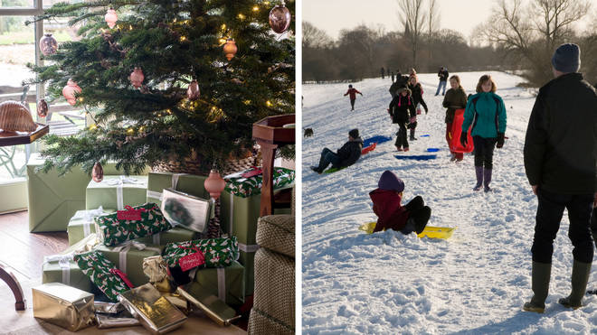 A Met Office expert Meteorologist has said 'wintery showers' are forecast on Christmas Day