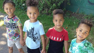 Twins Kyson and Bryson, 4, and Leyton and Logan, 3, died last week