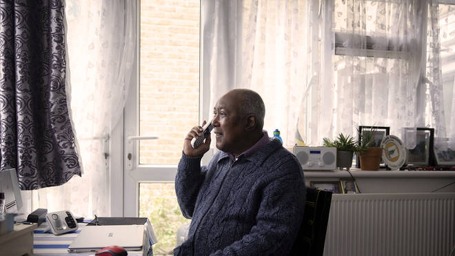Michael turned to Age UK's phone service at Christmas.