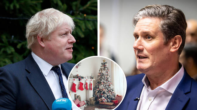 Boris Johnson and Keir Starmer have released their Christmas messages