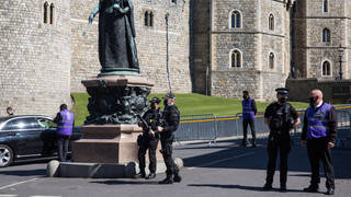 Police arrested a teenager at Windsor Castle