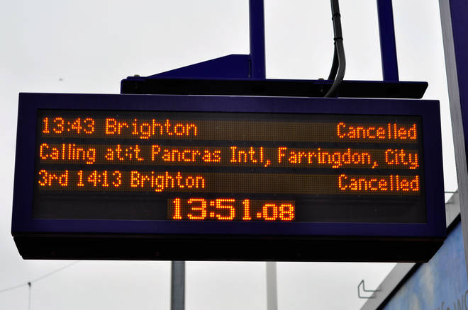 Many people will have their festive travel plans disrupted