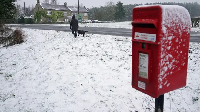Parts of the UK had a white Christmas